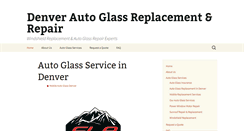 Desktop Screenshot of mobileautoglassdenver.com